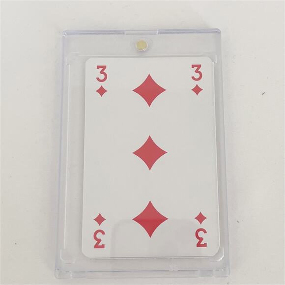 LOUIS VUITTON 3 Of Diamonds Playing Card Collectors Item - Picture 4 of 5